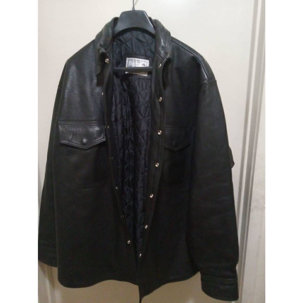 Plus size Genuine leather jacket